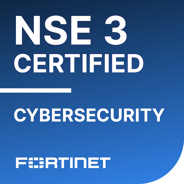 Fortinet NSE 3 Certified - Cybersecurity